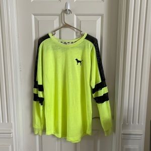 Pink longer length shirt with detailing